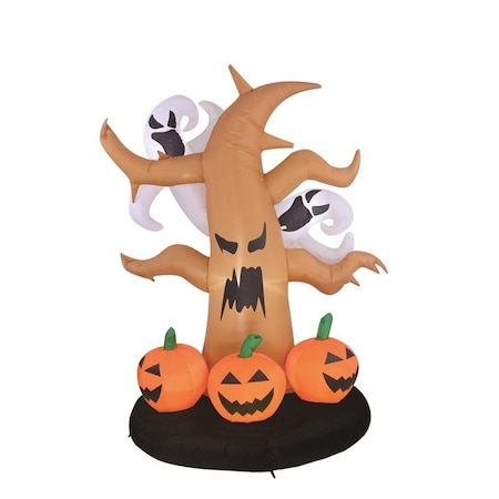 Celebrations Celebrations 6 ft. Prelit Ghost and Pumpkin Inflatable MY-23HT562